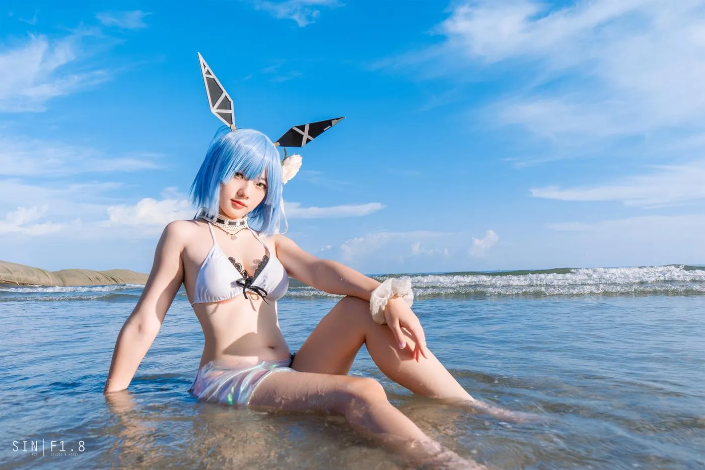 Messie Huang – NO.11 Gascogne swimsuit [20P]插图6